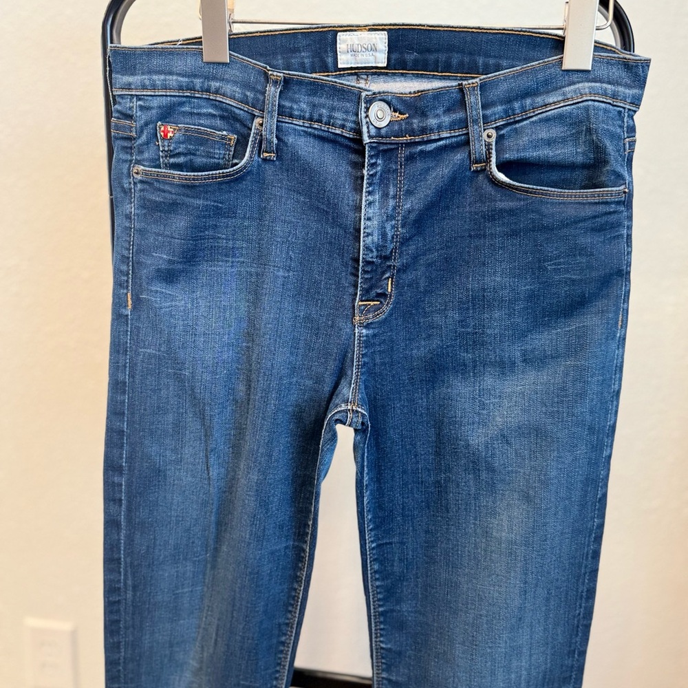 Hudson Jeans Women's Blue Skinny Jeans - Picture 2 of 14
